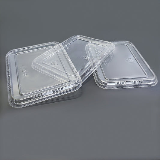 LID - PET plastic lid for 3-compartment container - CTN500